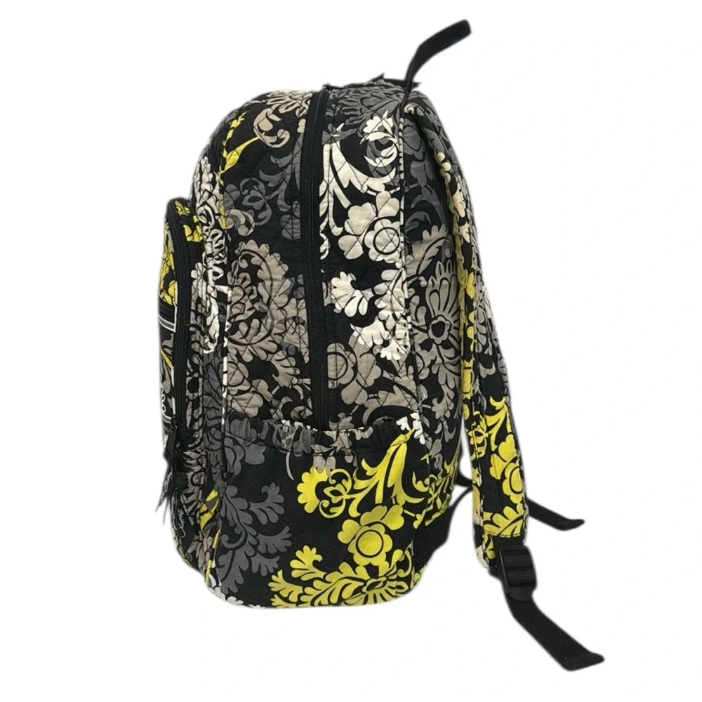 Vera Bradley Baroque Floral Medium Campus Laptop Tablet School Bag Backpack 16